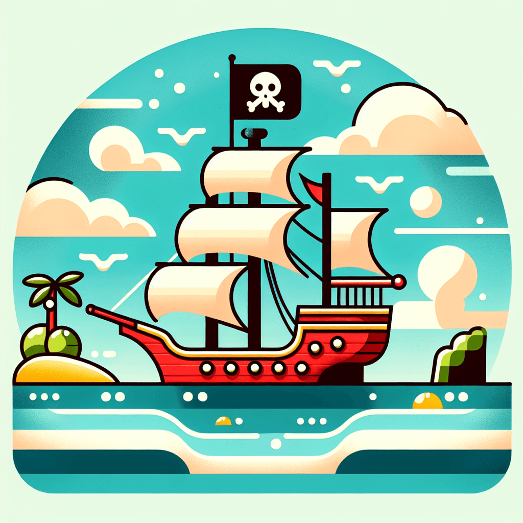 Seaside Pirate Quest Paint By Number