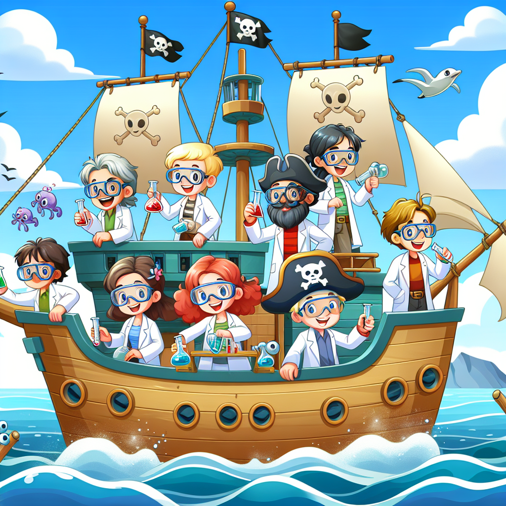 Pirate Science Paint By Numbers Art