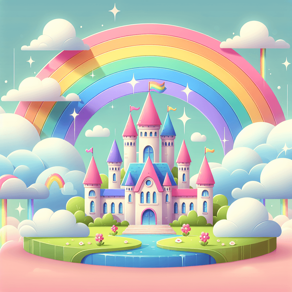 Dreamy Castle Magic Painting Number Kit