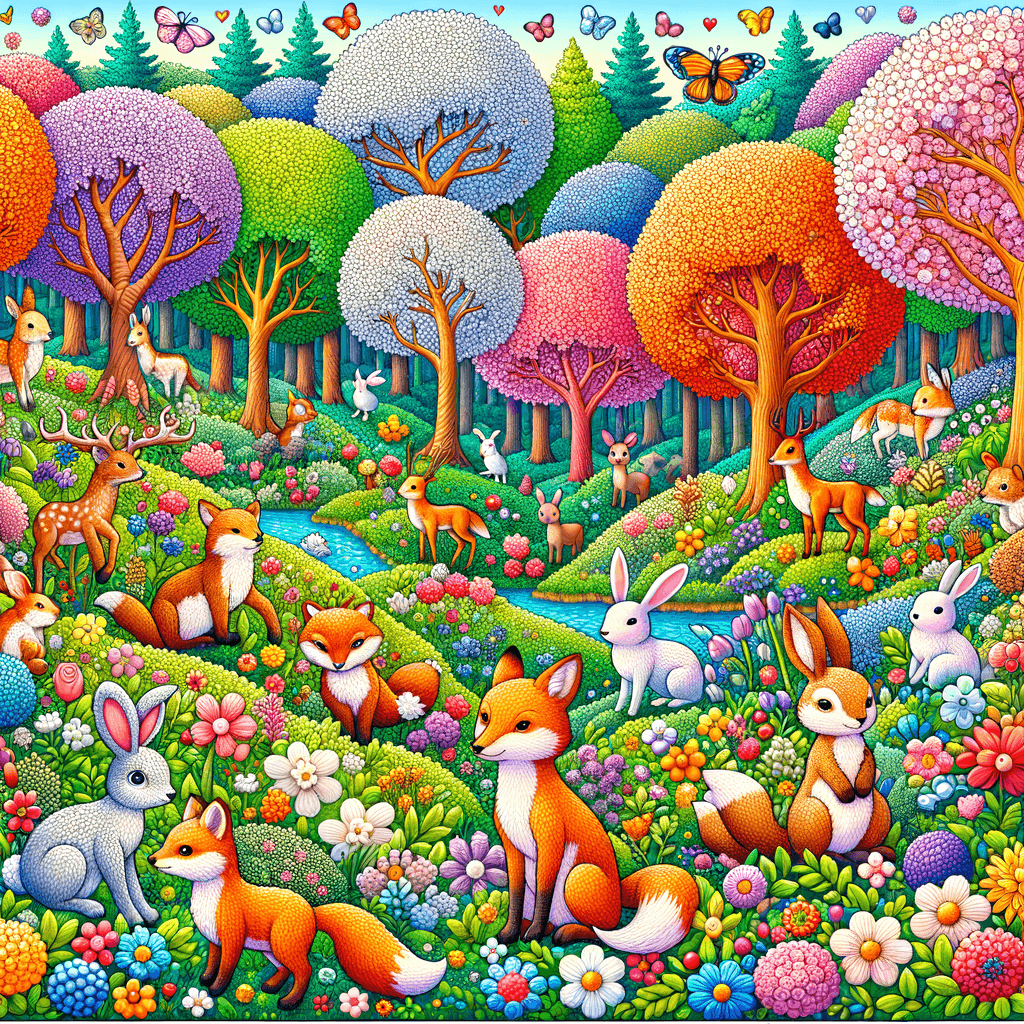 Fantastical Woodland Creatures Paint By Number