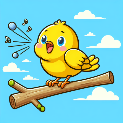 Singing Canary Paint By Numbers Art