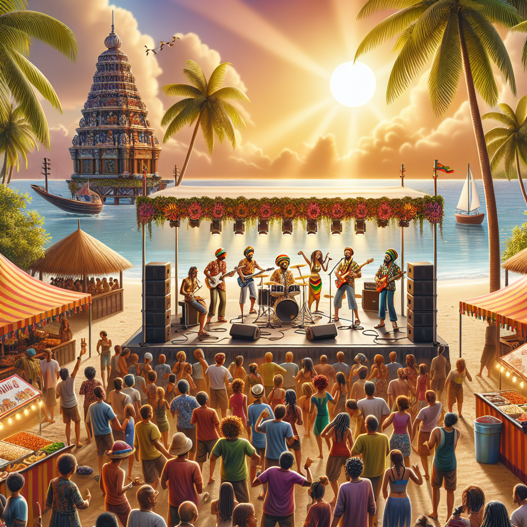 Jamaica Reggae Sumfest Painting Number Kit