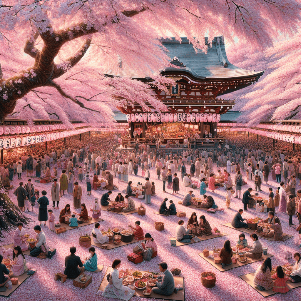 The International Cherry Blossom Festival - Japan Paint By Numbers Art