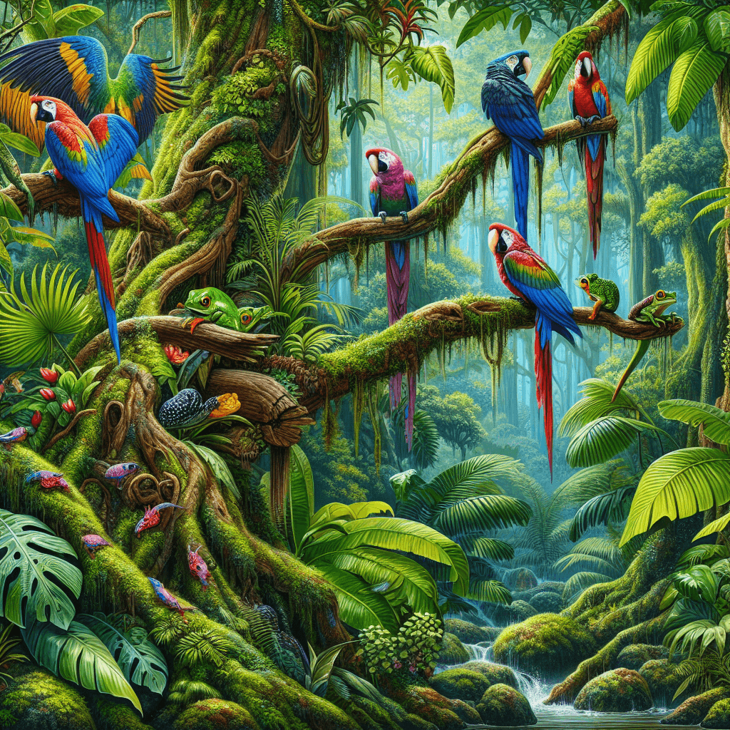 Rainforest Explorer's Delight DIY Paint By Numbers