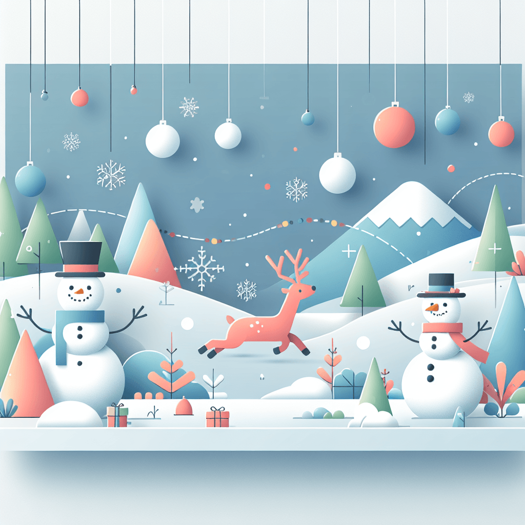 Winter Wonderland Parade DIY Paint By Numbers