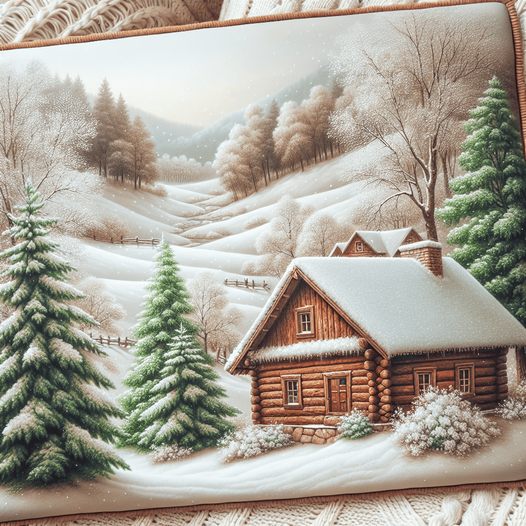 Rustic Winter Charm Numbered Painting Kits