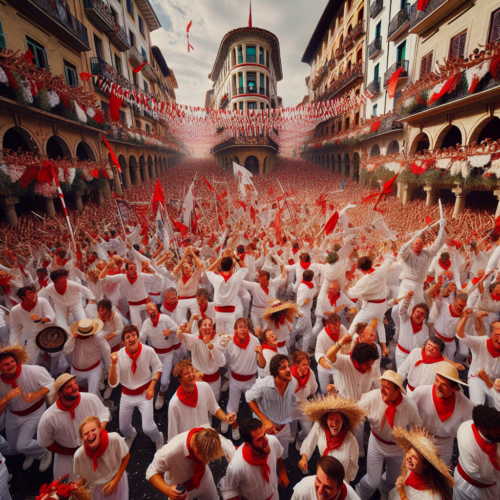 Festival De San Fermin Painting Number Kit