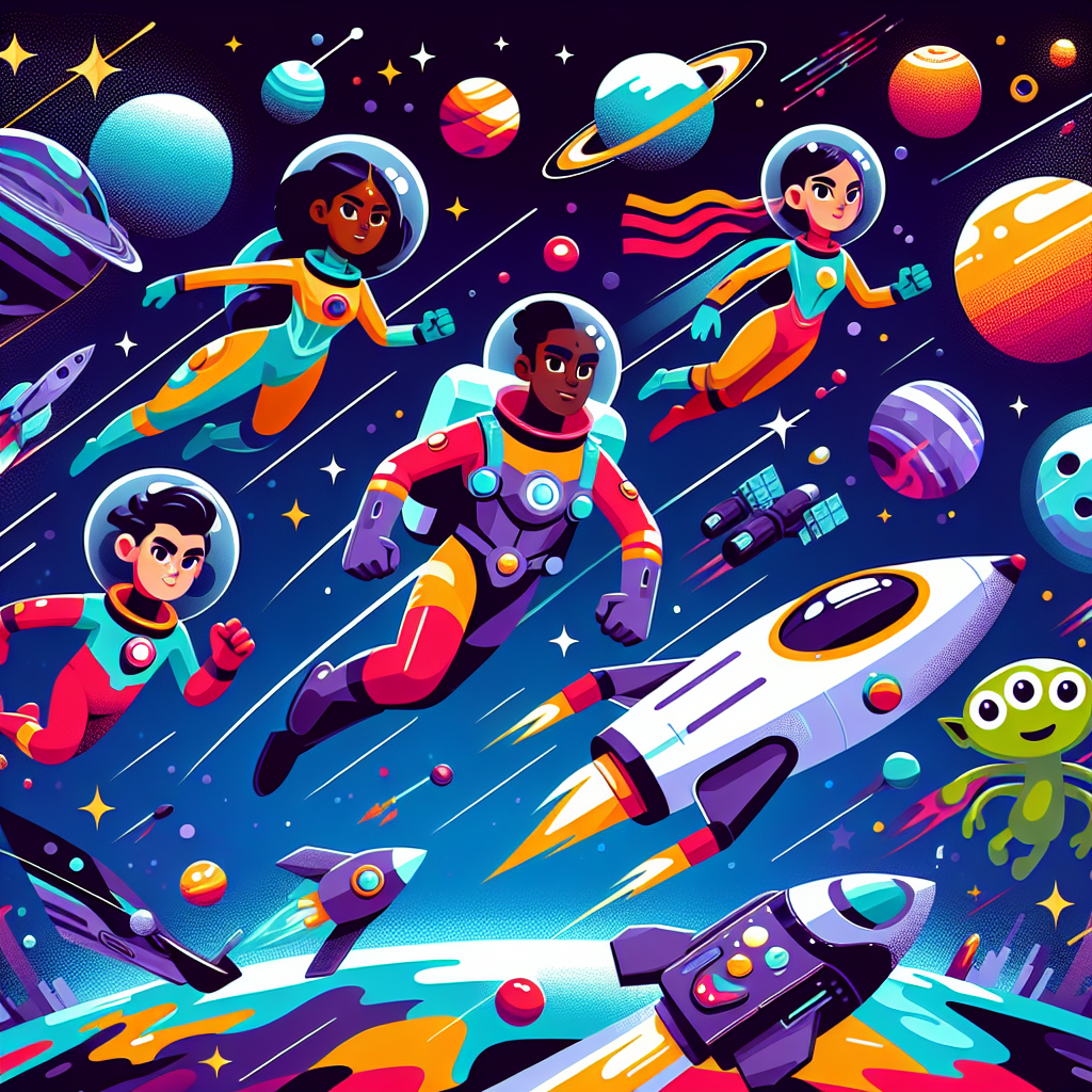 Space Heroes Galaxy Painting By Numbers Kit