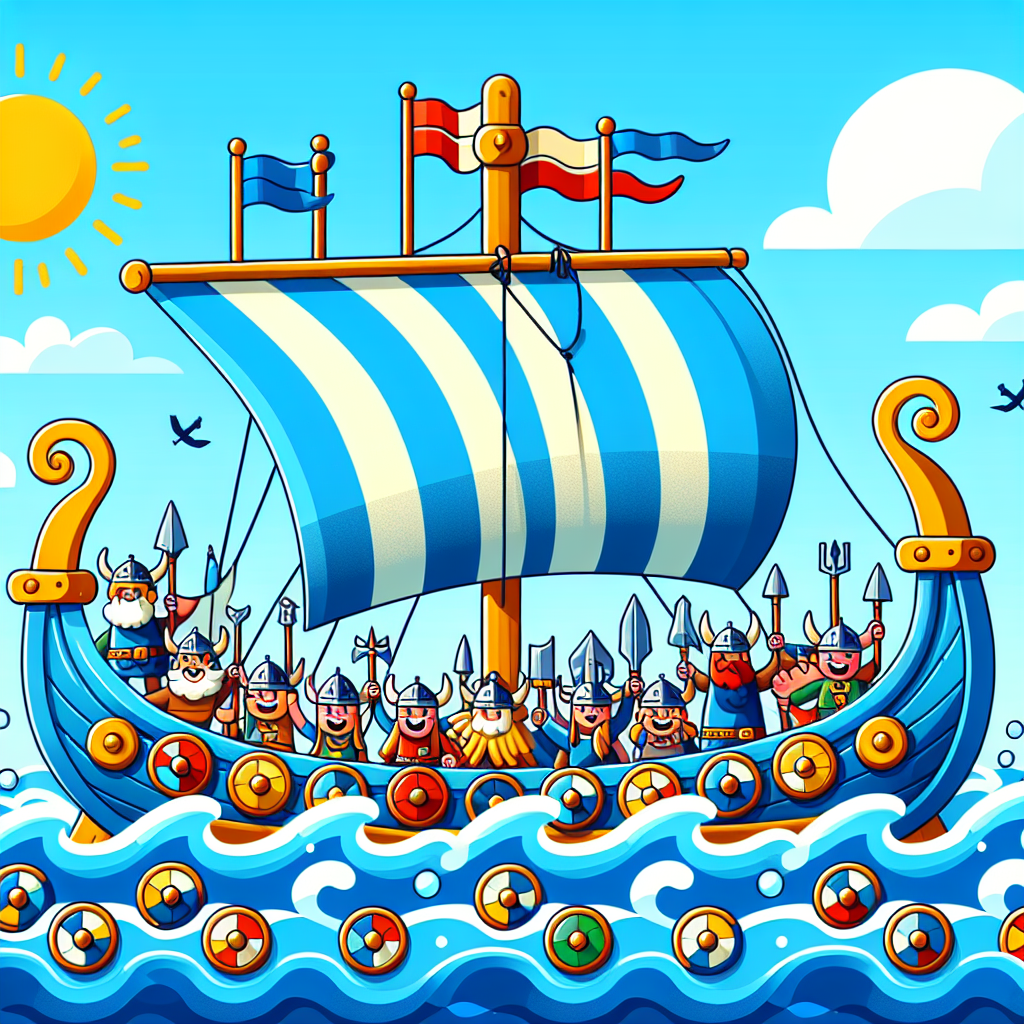 Vibrant Viking Voyage Painting Number Kit