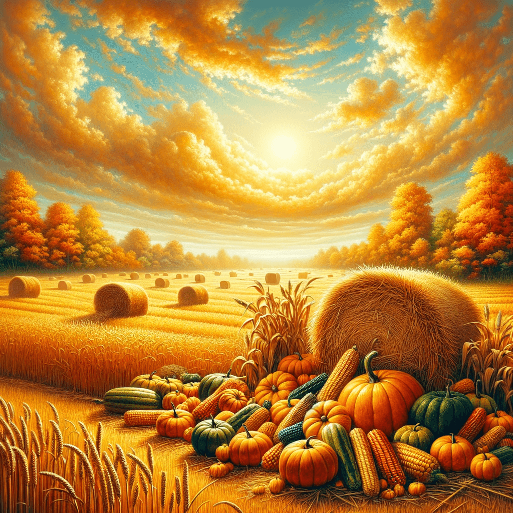 Bountiful Harvest Fields Paint By Numbers