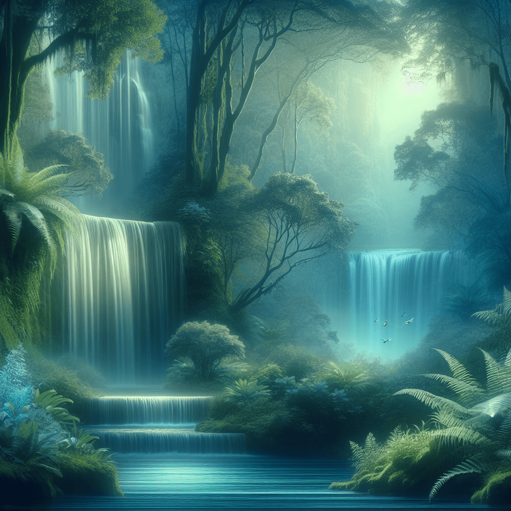 Whispering Waterfall Dream DIY Paint By Numbers