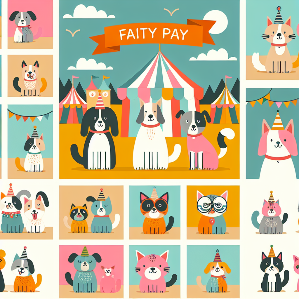 Paws And Claws Carnival Paint By Number