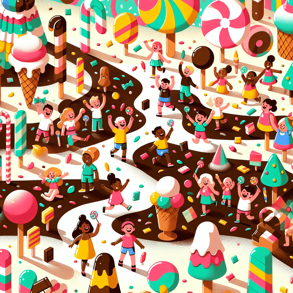 Colorful Candy Festival Paint By Number