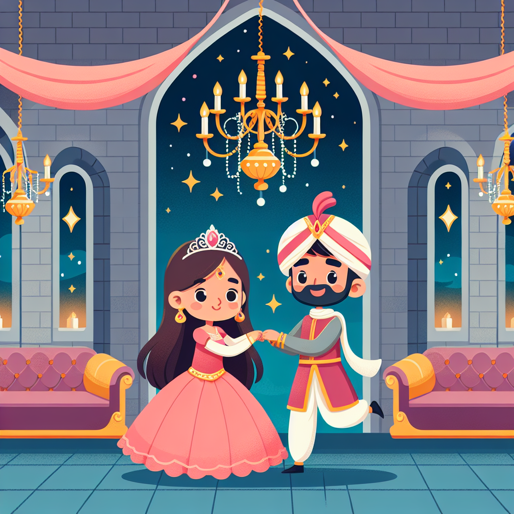 Castle Fairy Tale Ball Painting Number Kit