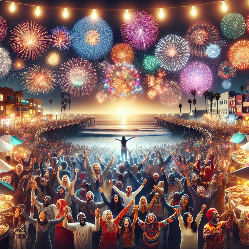 Valparaíso New Year’s Fireworks Painting By Numbers Kit