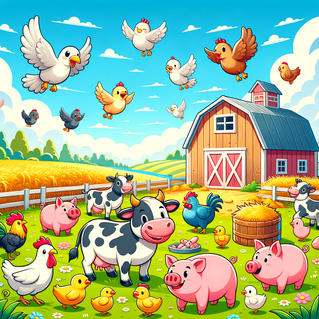 Fun Farmyard Friends Paint By Number