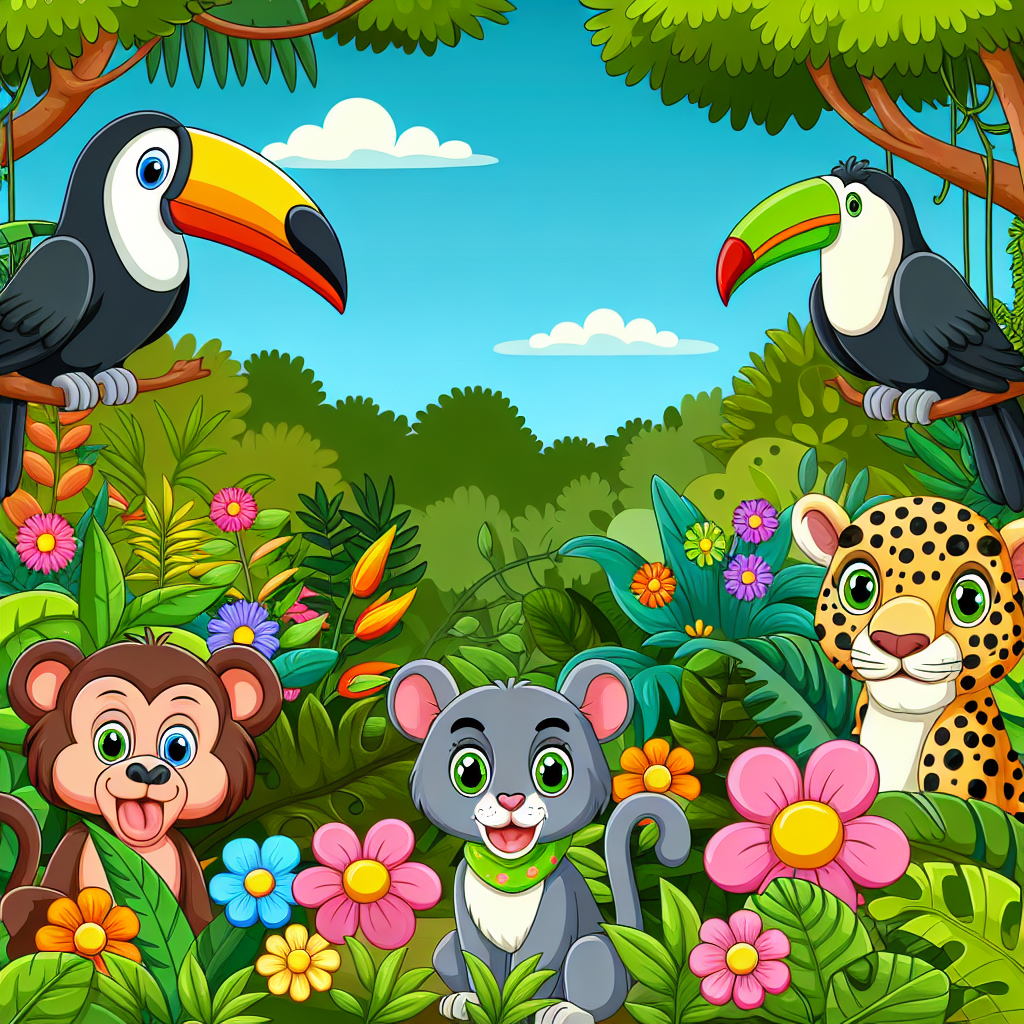 Funky Jungle Vibes Paint By Numbers