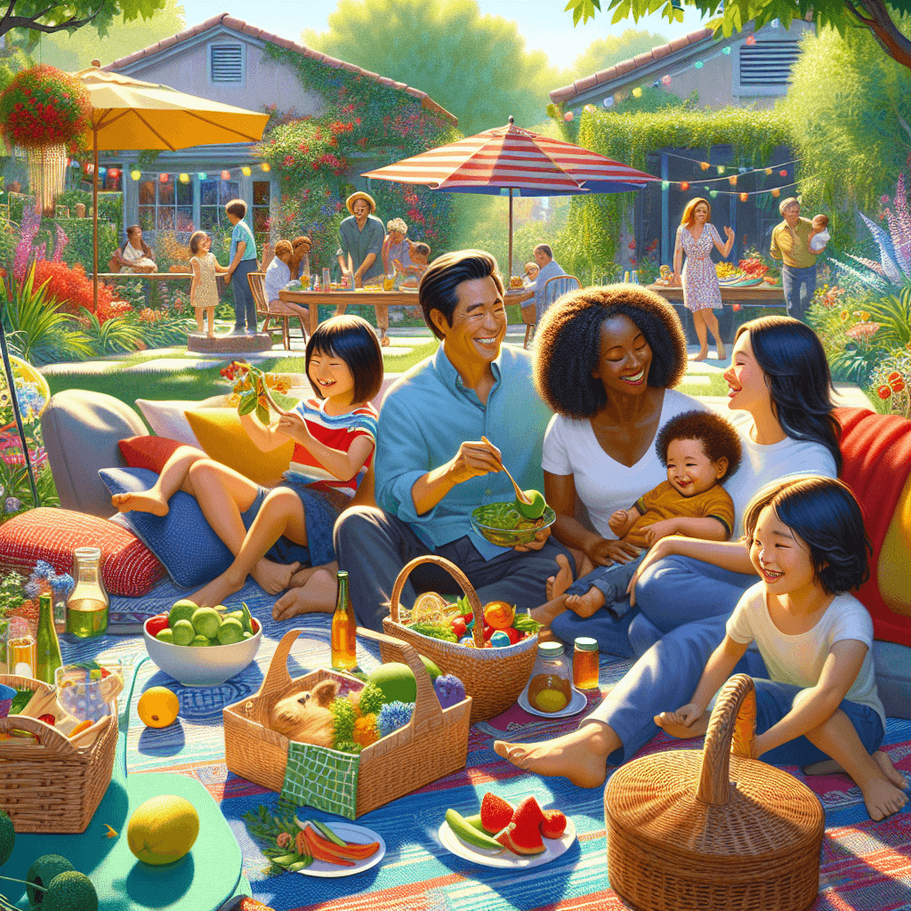 Joyful Family Gathering Paint By Number