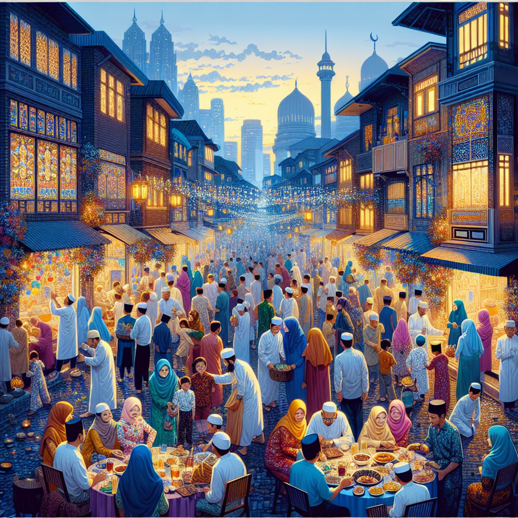 Eid Al-Fitr Festivities - Jakarta, Indonesia Paint By Color