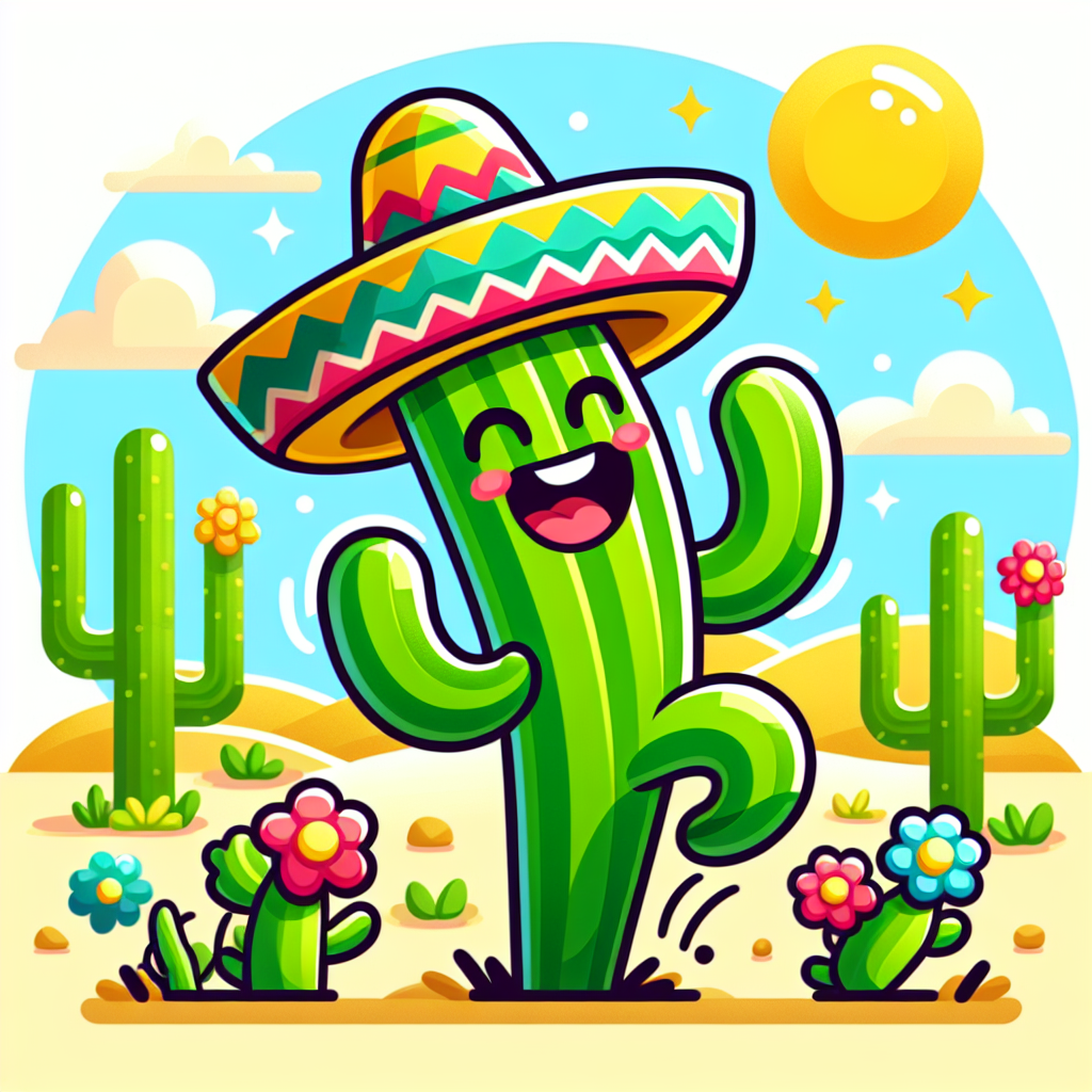 Dancing Cactus Paint By Color