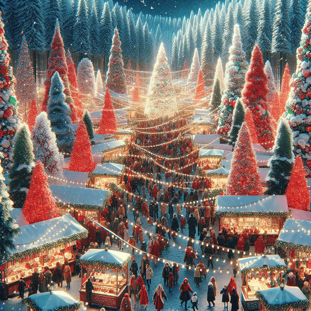 Merry Winter Festivities Number Painting