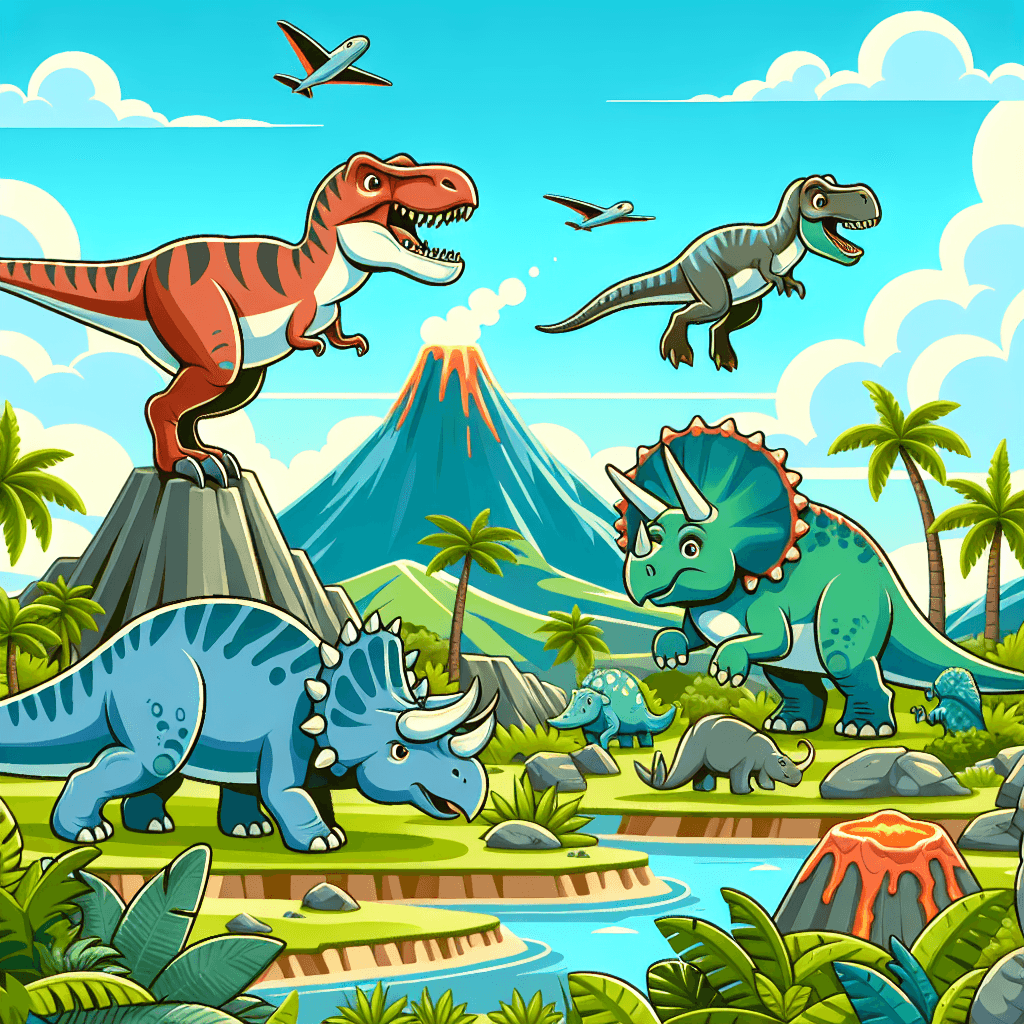 Dino Valley Discovery DIY Paint By Numbers