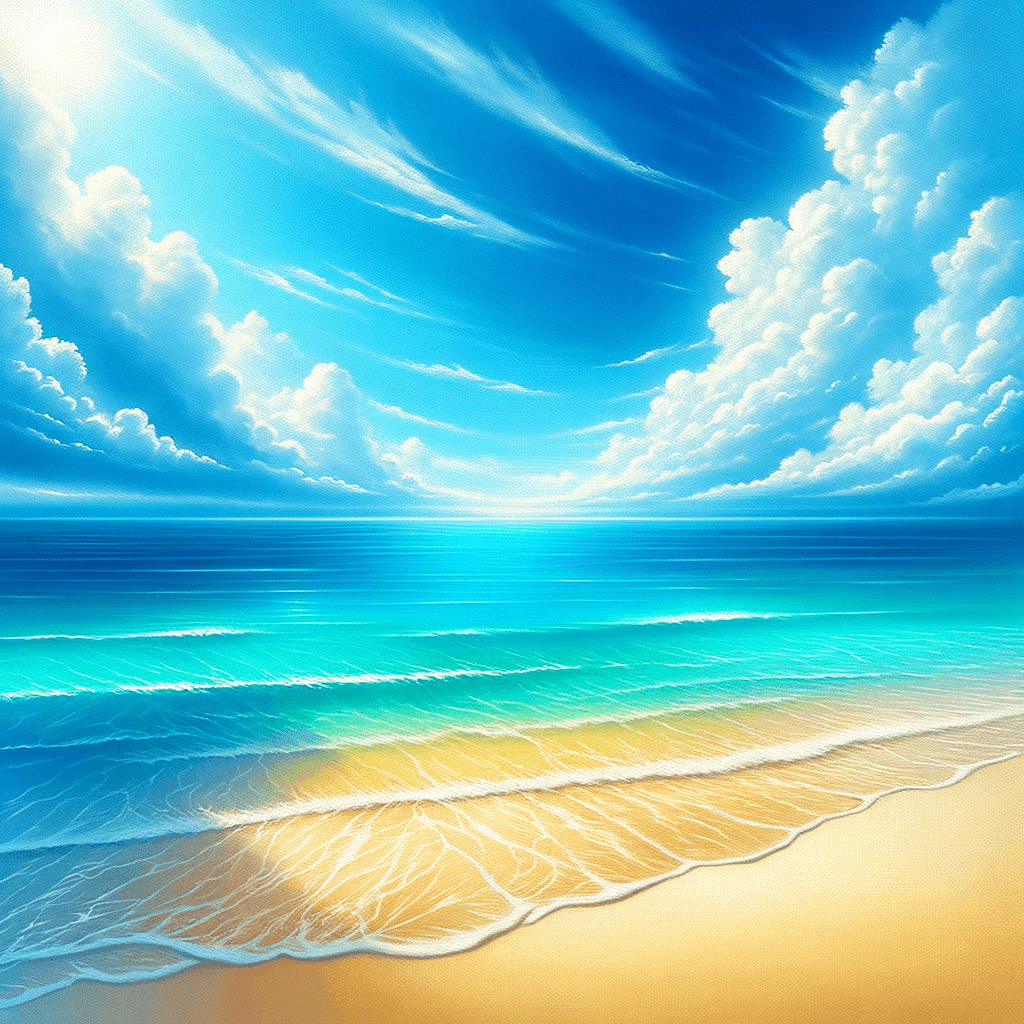 Inspiring Beach Getaway Numbered Painting Kits