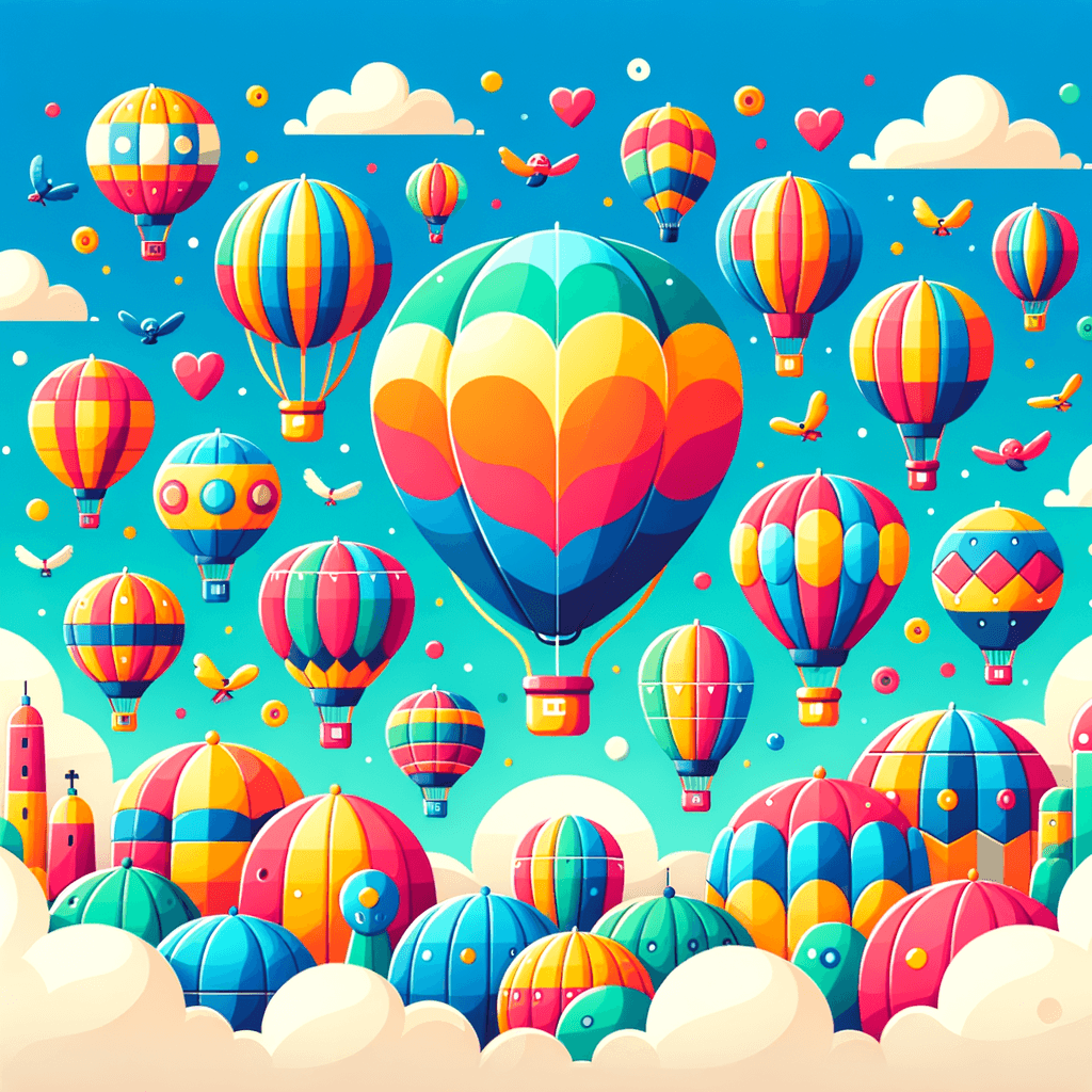 Amazing Balloon Festival Number Painting