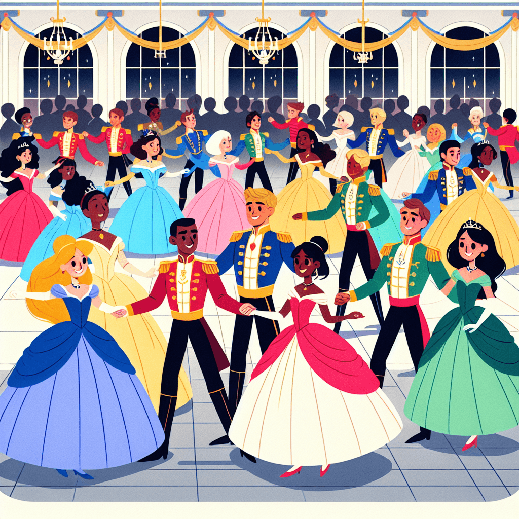 Royal Fairy Tale Ball Numbered Painting Kits