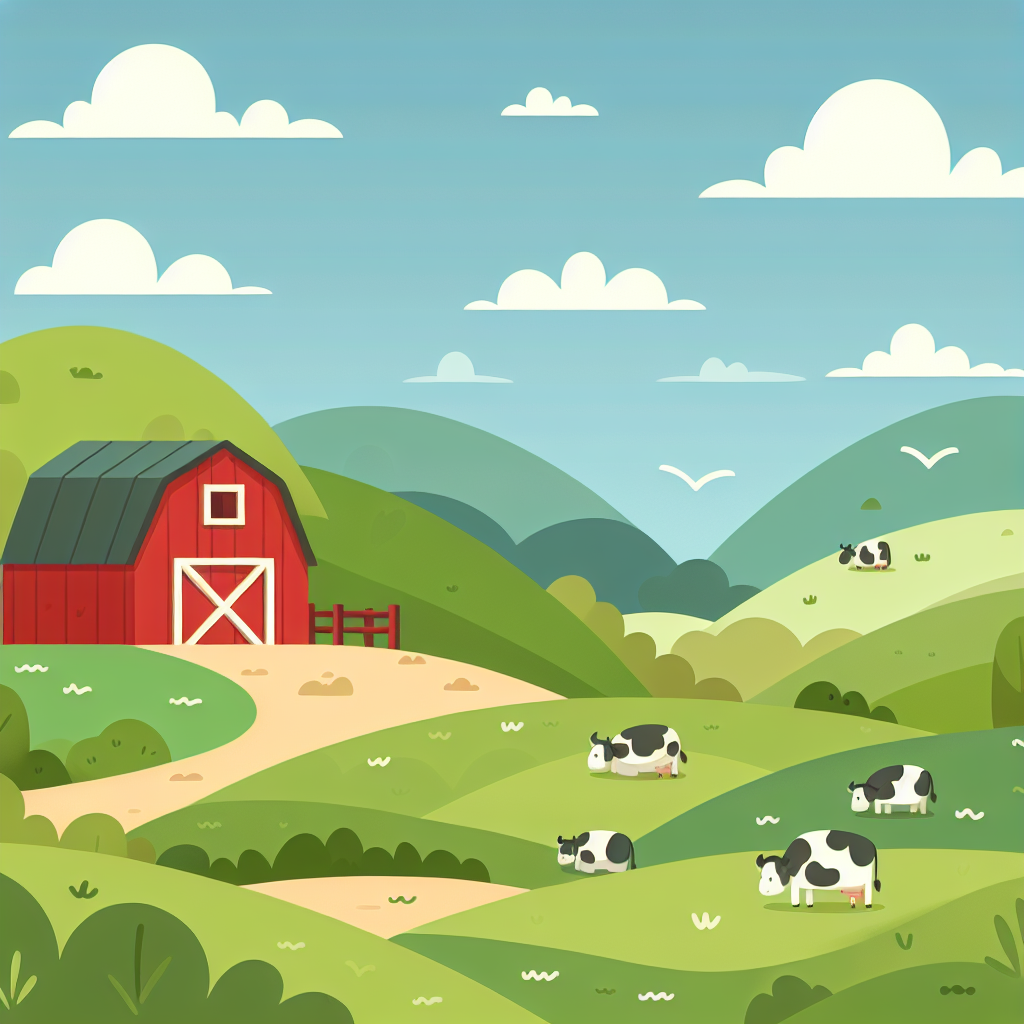 Quaint Countryside Paint By Numbers Kits