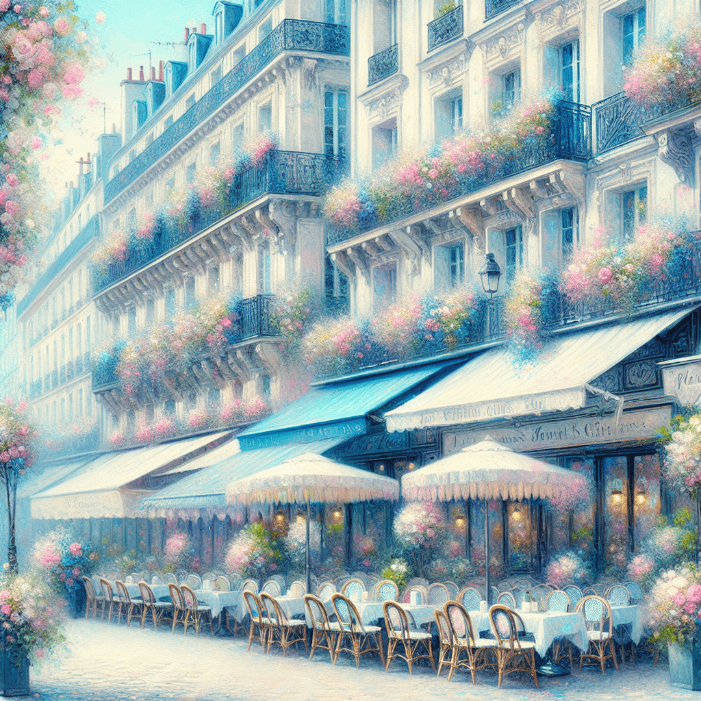 Charming Parisian Streets DIY Paint By Numbers