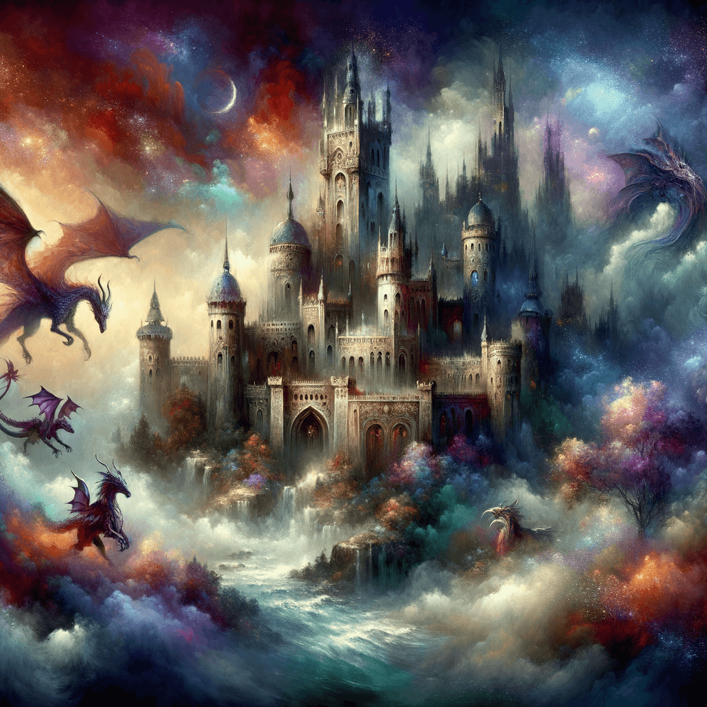 Enchanted Medieval Fantasy Painting Number Kit