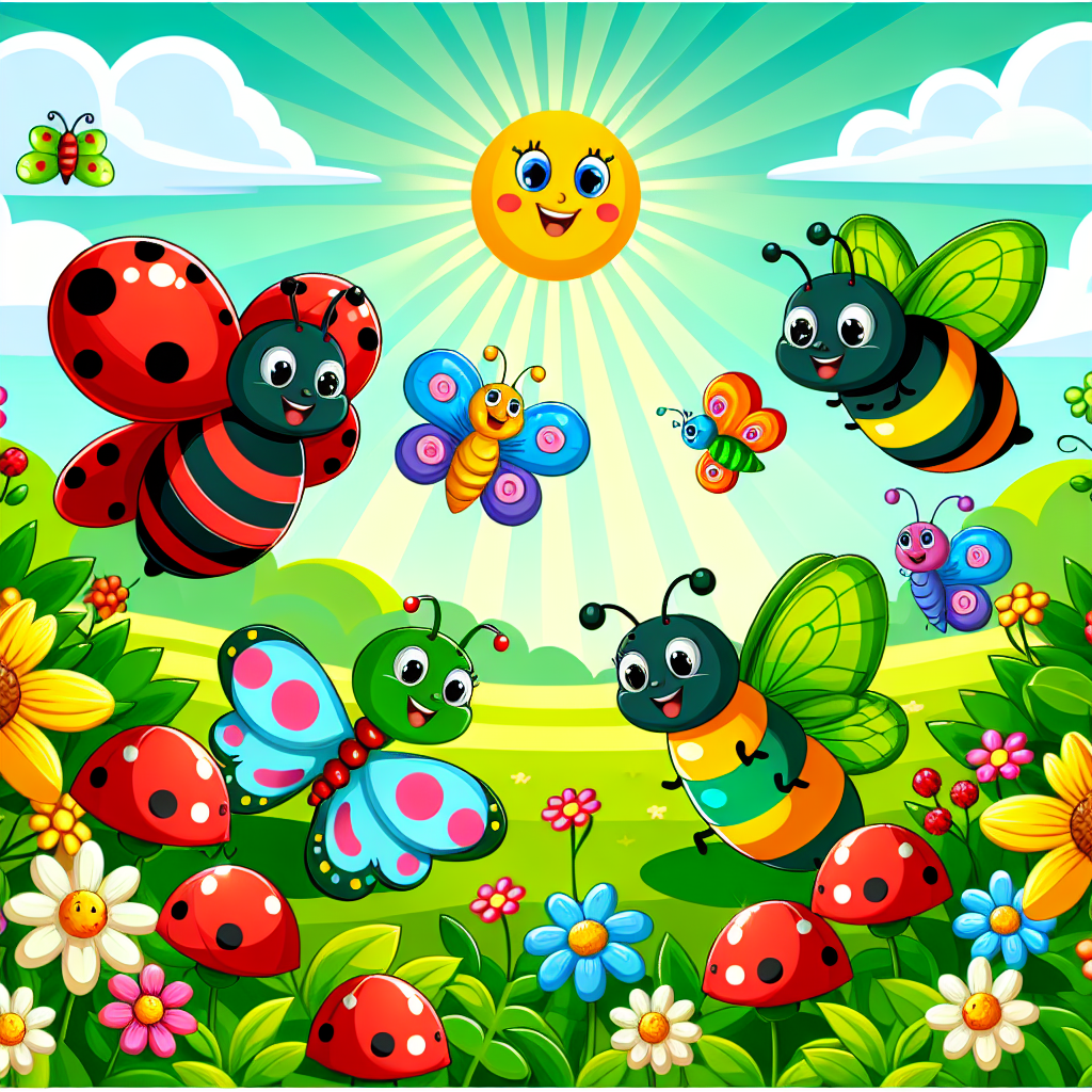 Colorful Bugs DIY Paint By Numbers