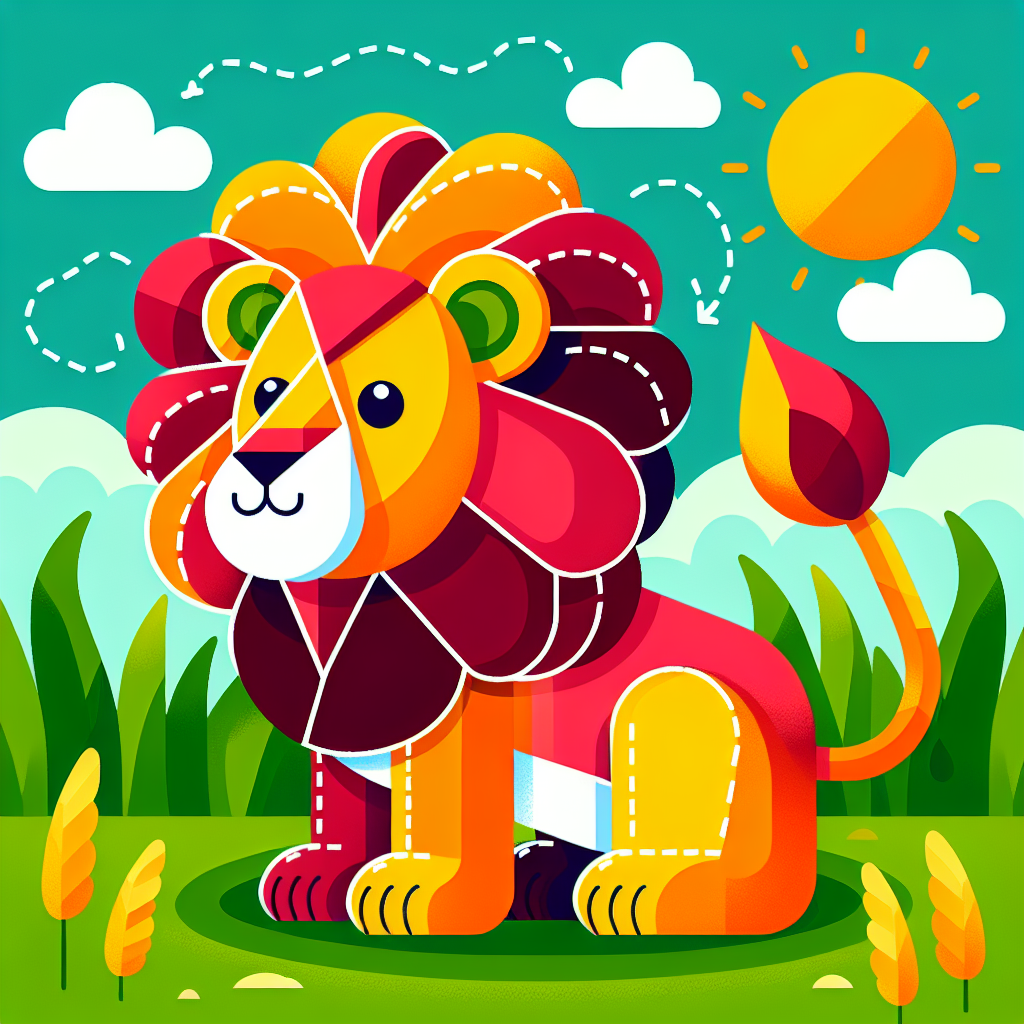 Proud Lion Painting By Numbers Kit