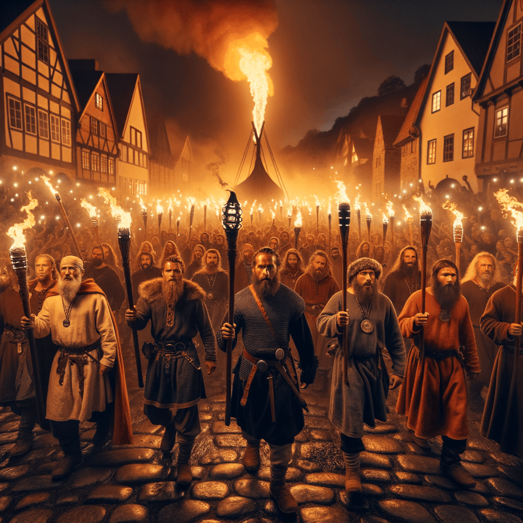 Up Helly Aa - Shetland, Scotland Paint By Number