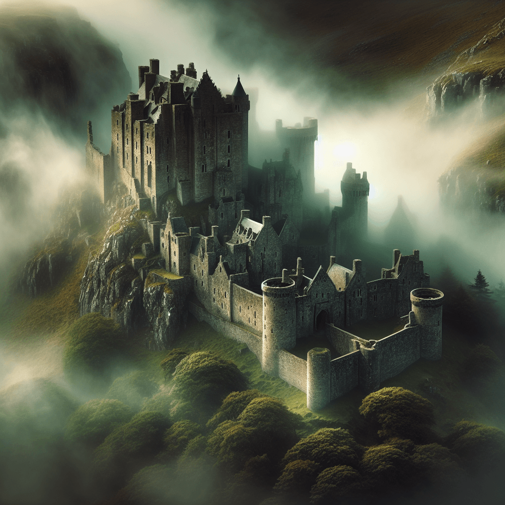 Ancient Castle Echoes Paint By Numbers Kits