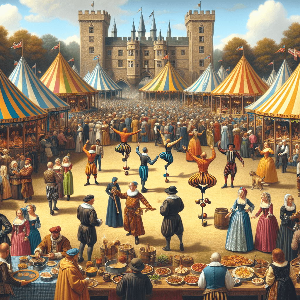 Renaissance Festival Revelry DIY Paint By Numbers