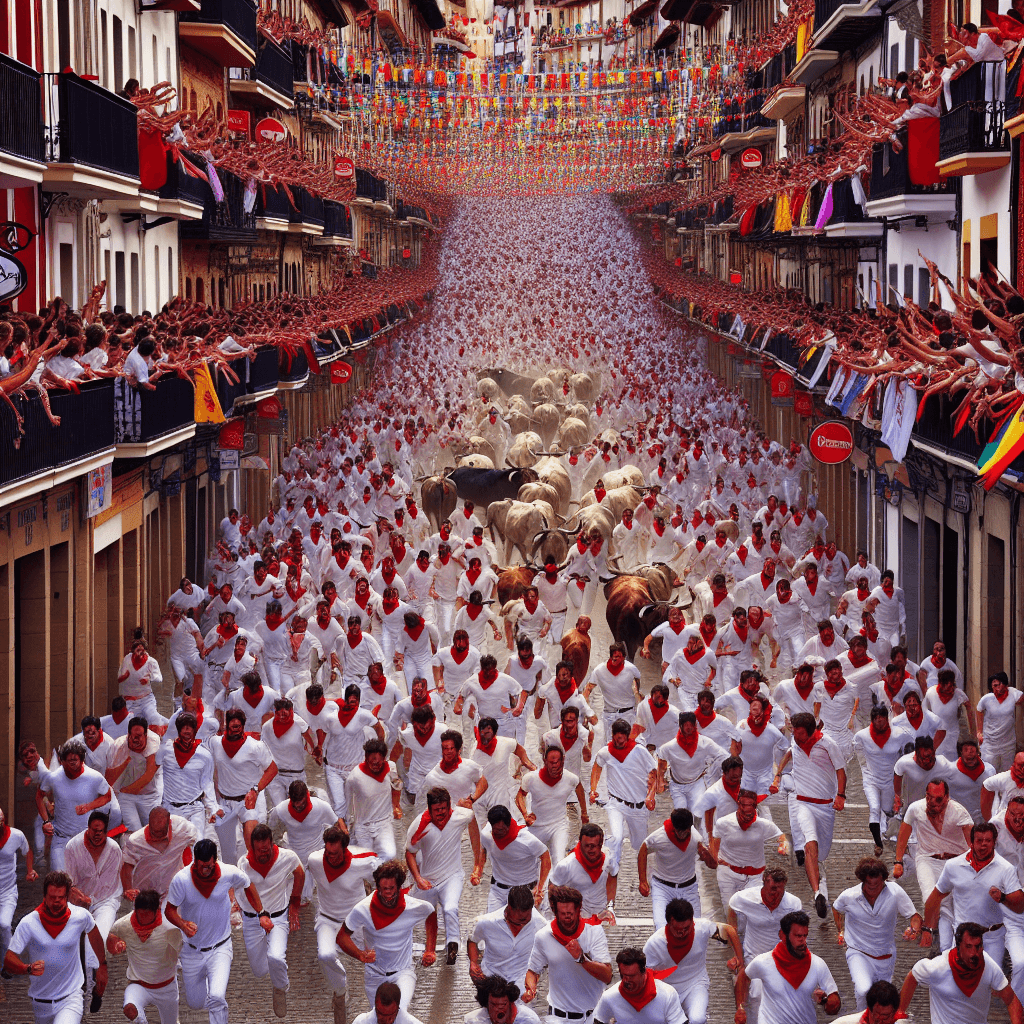 Fiesta De San Fermín Paint By Color