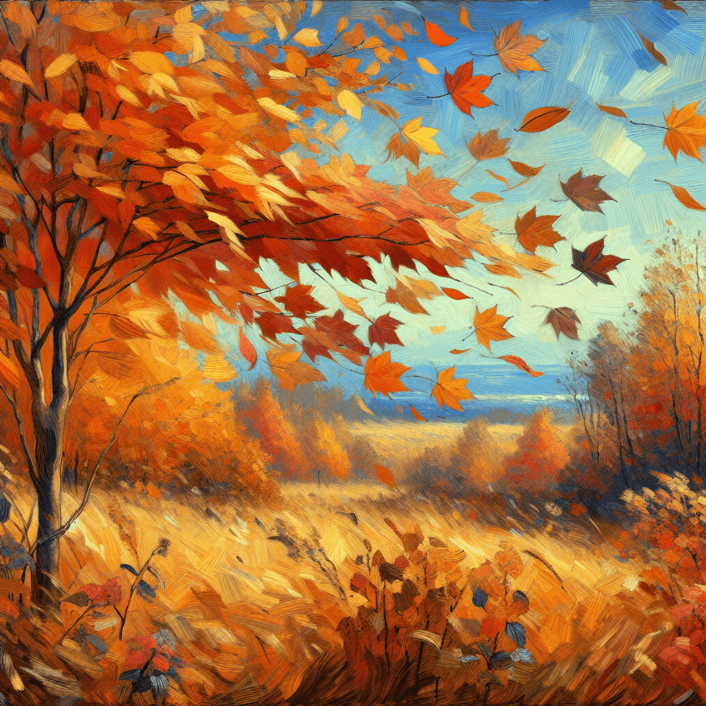 Golden Autumn Glow Paint By Color