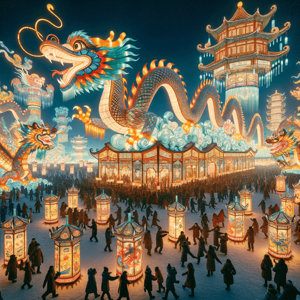 Harbin Lantern Festival - China Painting Number Kit