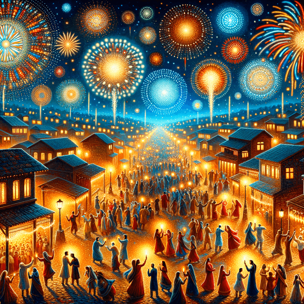 Diwali Festival Of Lights Painting By Numbers Kit