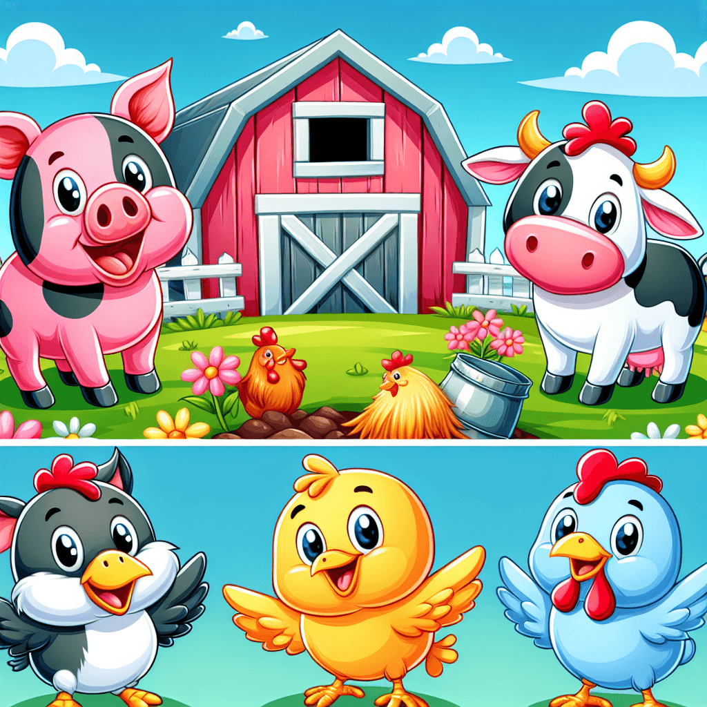 Fun At The Farmyard Numbered Painting Kits