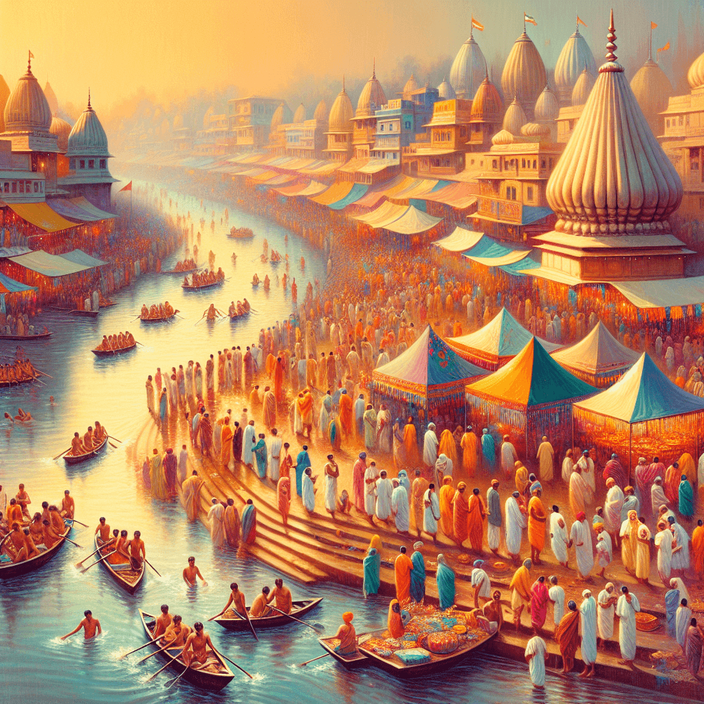 Magh Mela - India Painting Number Kit