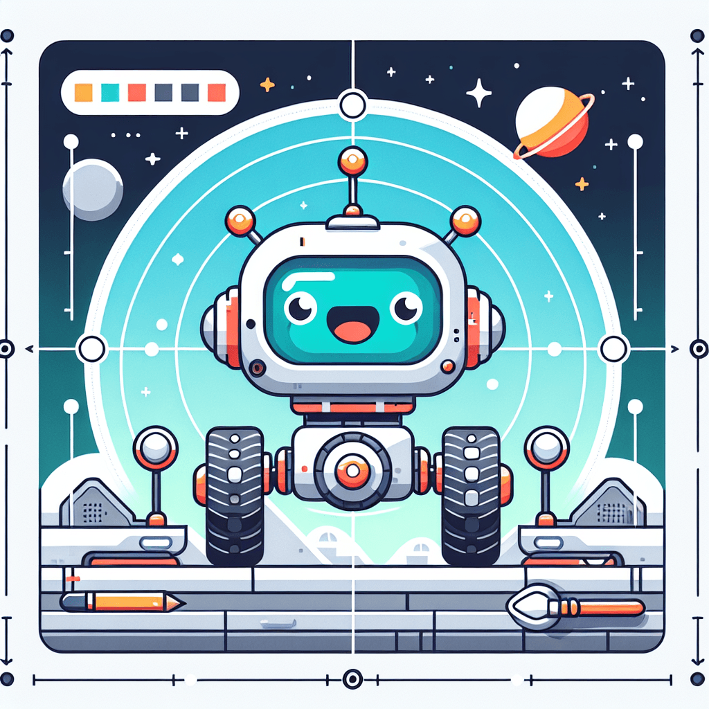 Adventures Of Space Robots Paint By Numbers Art