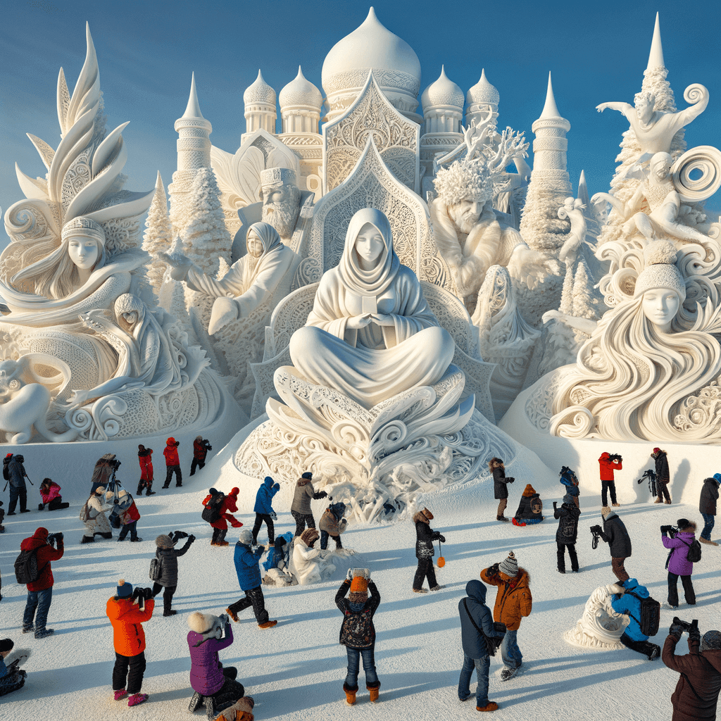 Snow Sculpture Competition - Canada Numbered Painting Kits