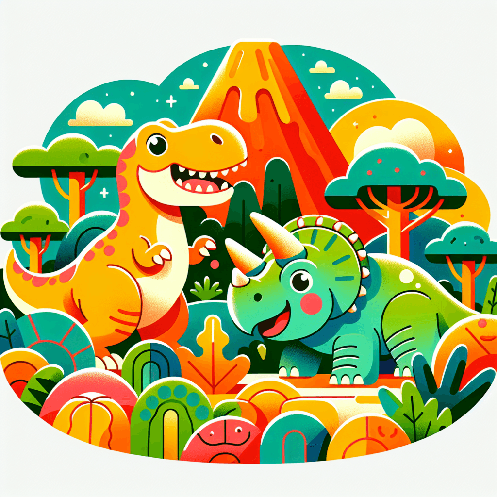 Adventures With Dino Friends Paint By Number