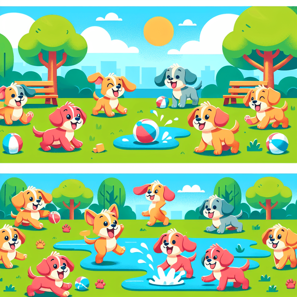 Puppy Paradise Paint By Color