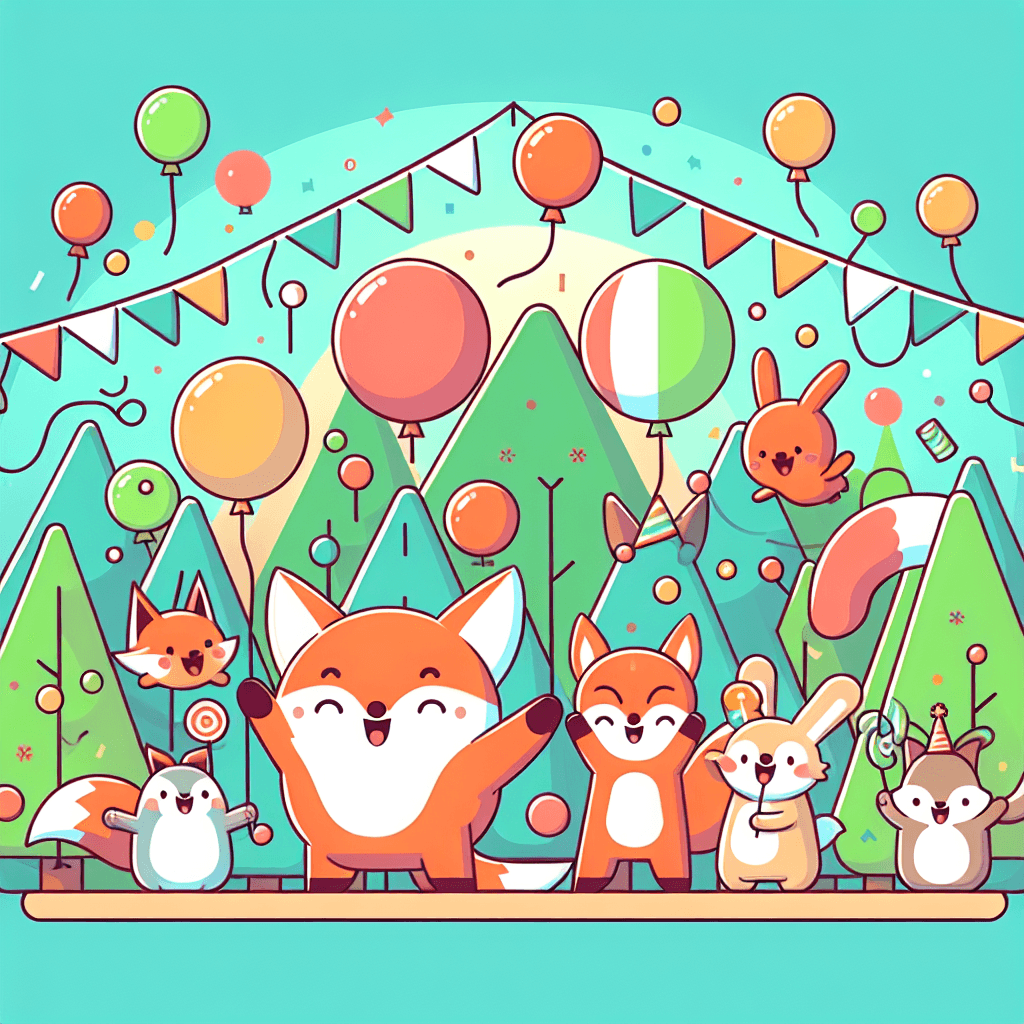 Colorful Forest Festival DIY Paint By Numbers