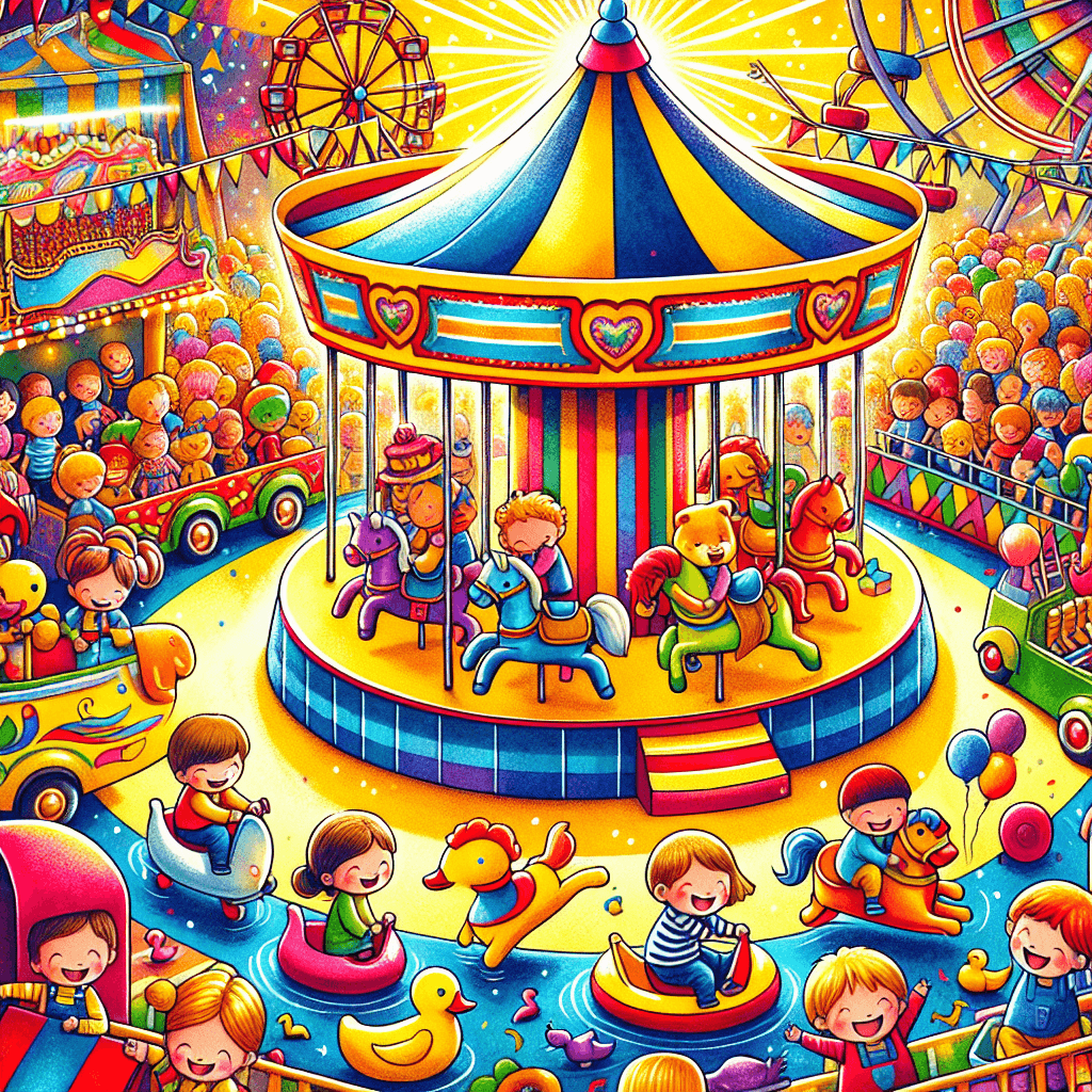 Joyful Kids' Carnival DIY Paint By Numbers