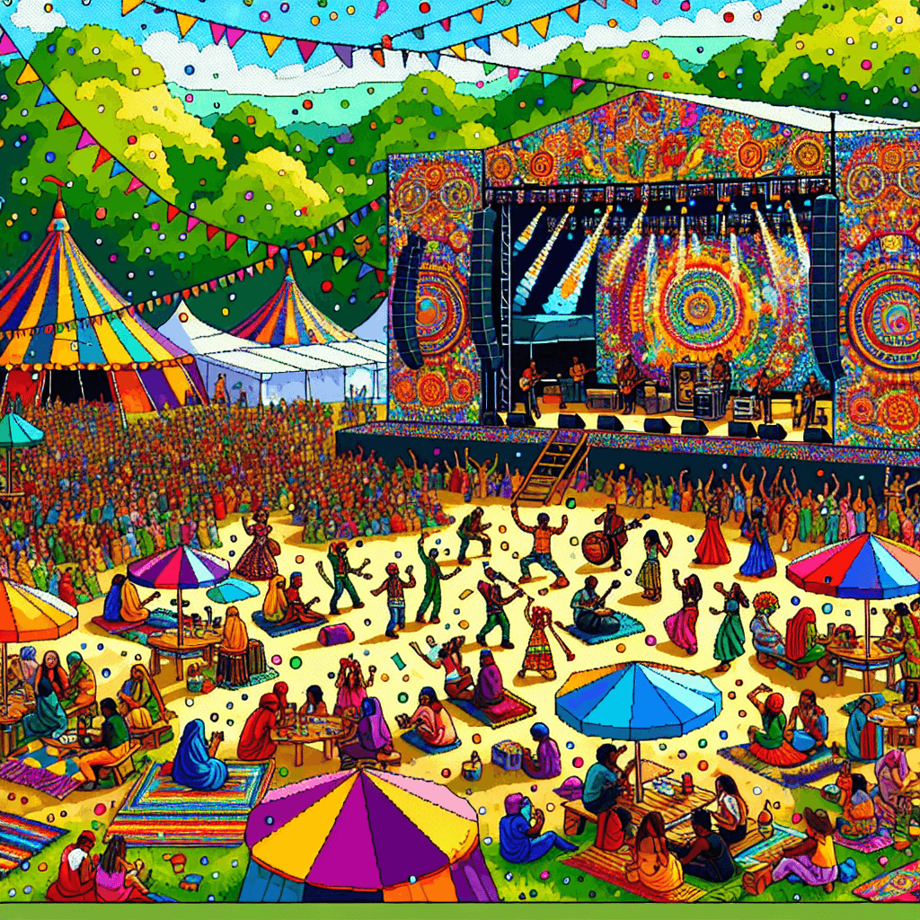 World Of Music, Arts And Dance (WOMAD) - United Kingdom Painting By Numbers Kit